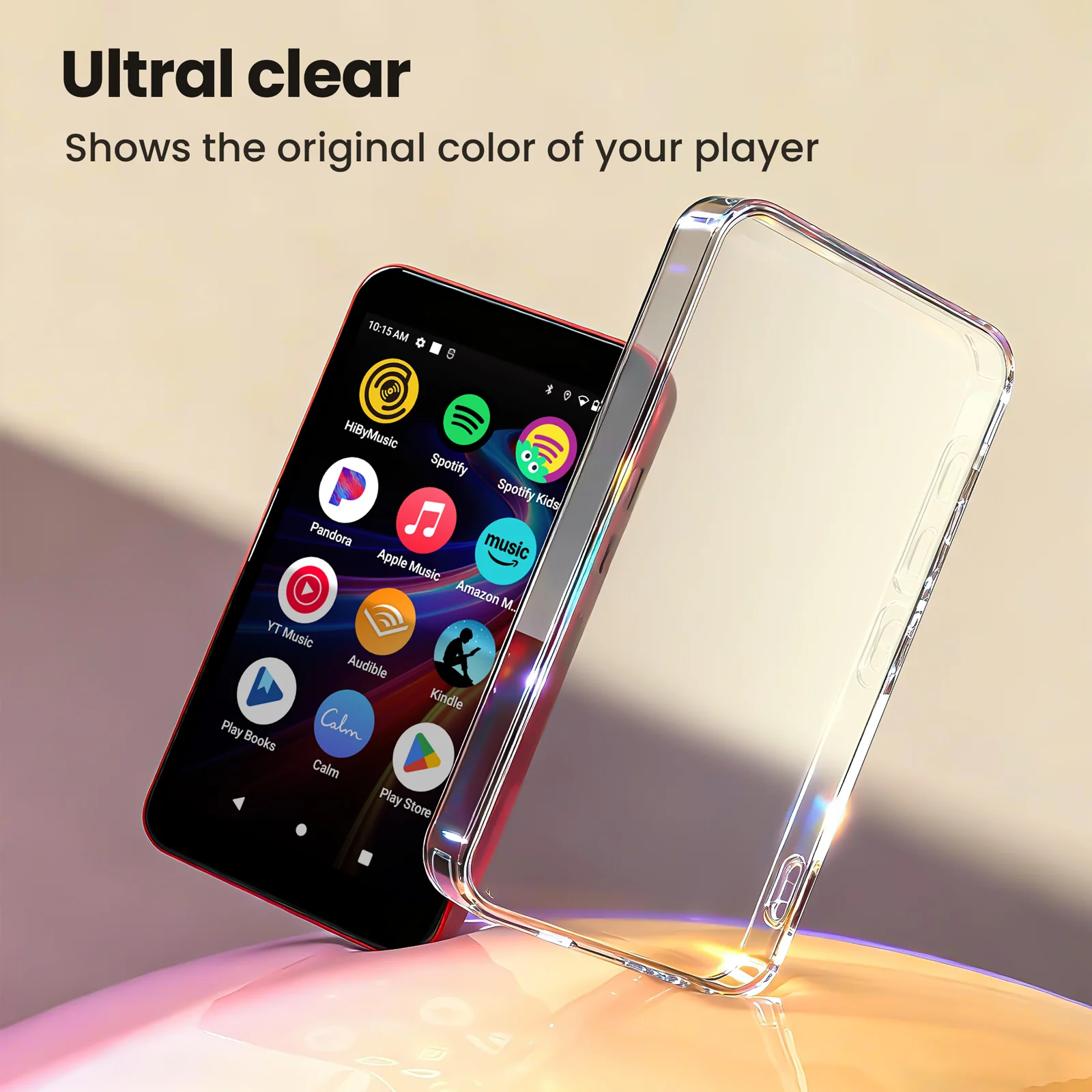 innioasis Crystal Clear Case Only Fit G5 Mp3 Player - Image 3
